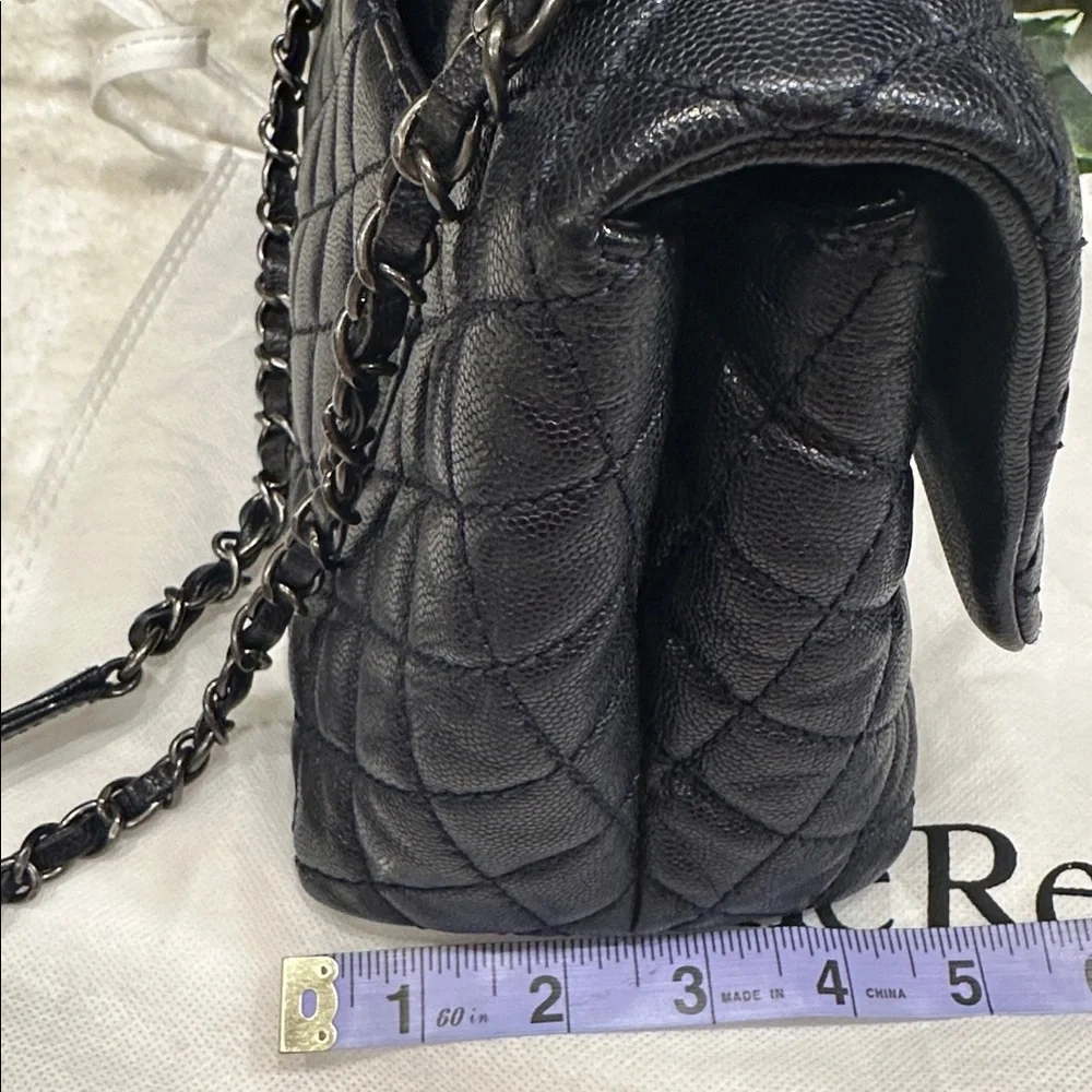 Navy blue Chanel coco handle - Picture 13 of 13